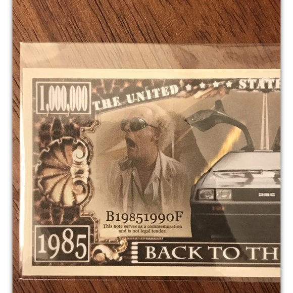 BRAND NEW!💯 BACK TO THE FUTURE NOVELTY NOTE WITH 4 GLOSSY POSTERS BUNDLE SET!🤩 - Picture 6 of 12